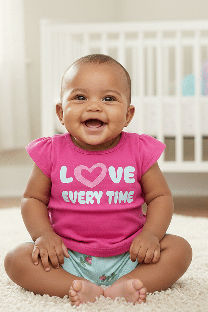 CONJ DUDUKA FEM ROSA E SHORT VERDE FLORES P