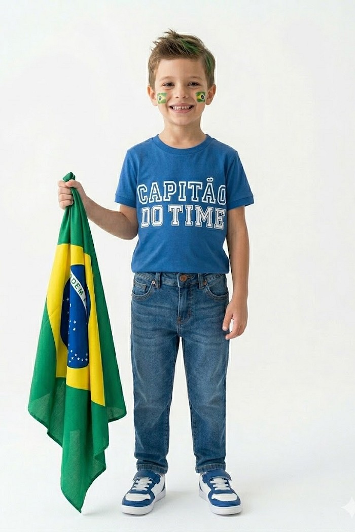 BLUSA DO BRASIL CAPITÃO DO TIME