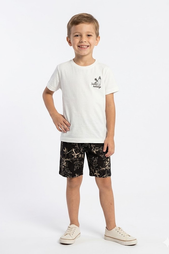 CONJ LECIMAR MAS REGATA OFF SURF BERMUDA  TACTEL ESTAMPADA 04