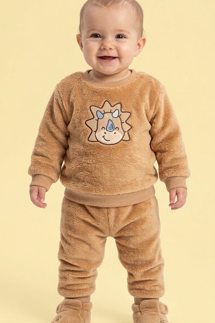 CONJ TILEESUL MAS CASACO E CALÇA PELO DINO