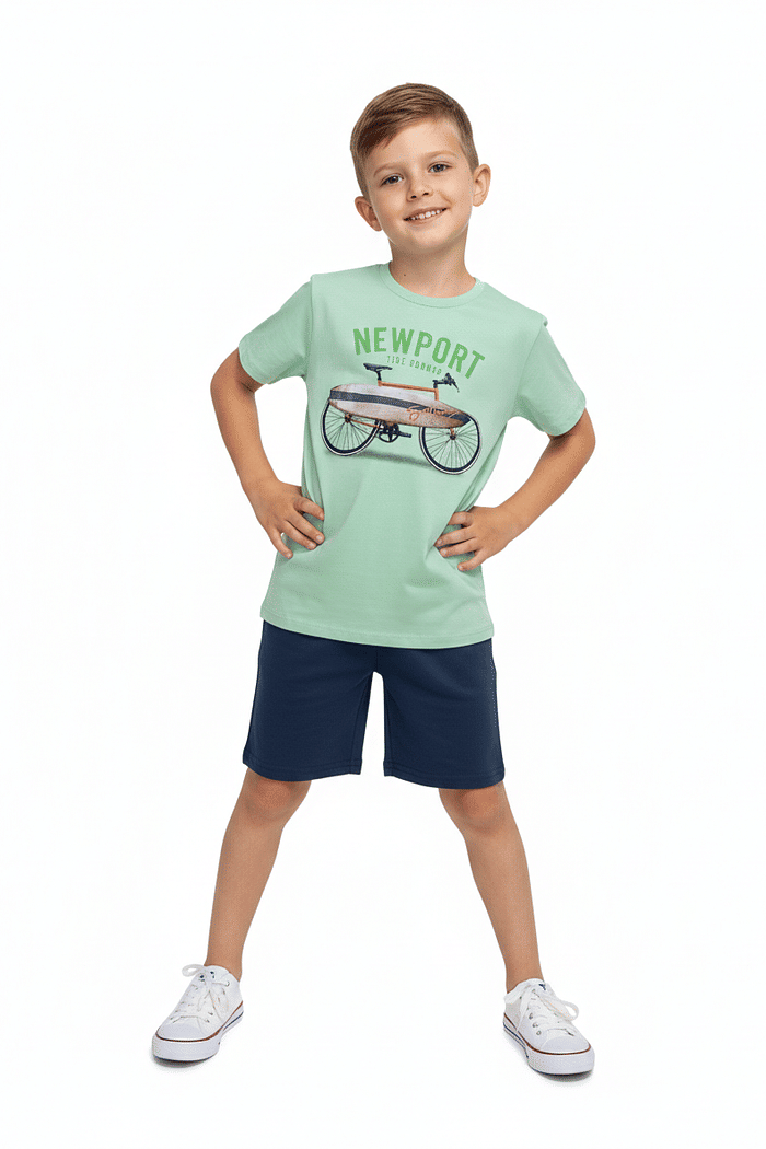 CONJ KYLY MAS NEWPORT VERDE E CINZA