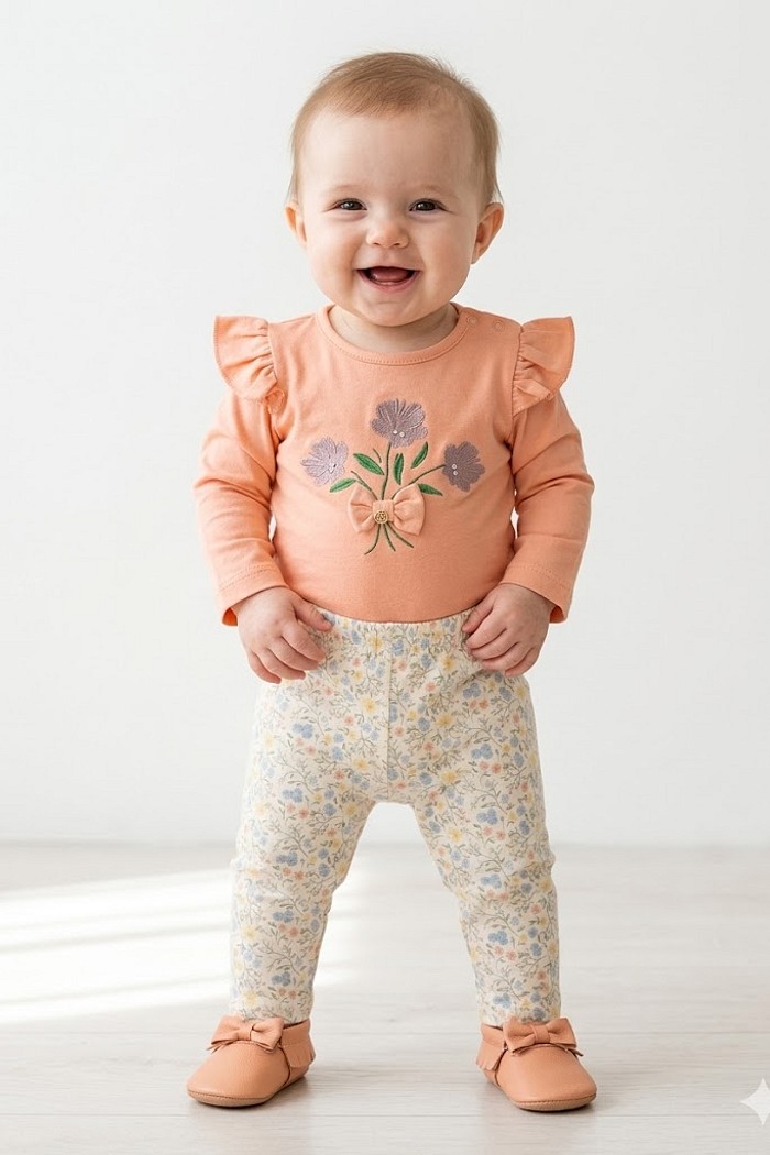 CONJ MINICLO BODY GATINHA E CALÇA RN