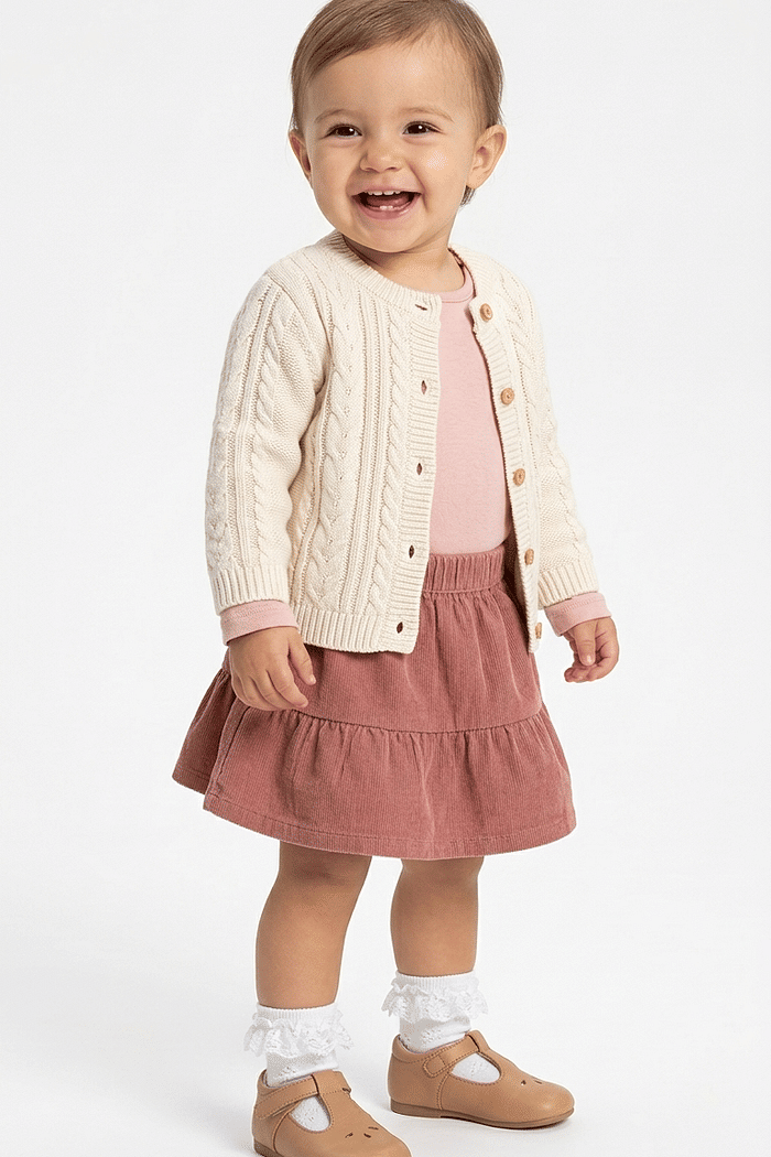 MEIA SOQUETE BEBE FEMININO ALGODAO COM BABADO CIA DA MEIA