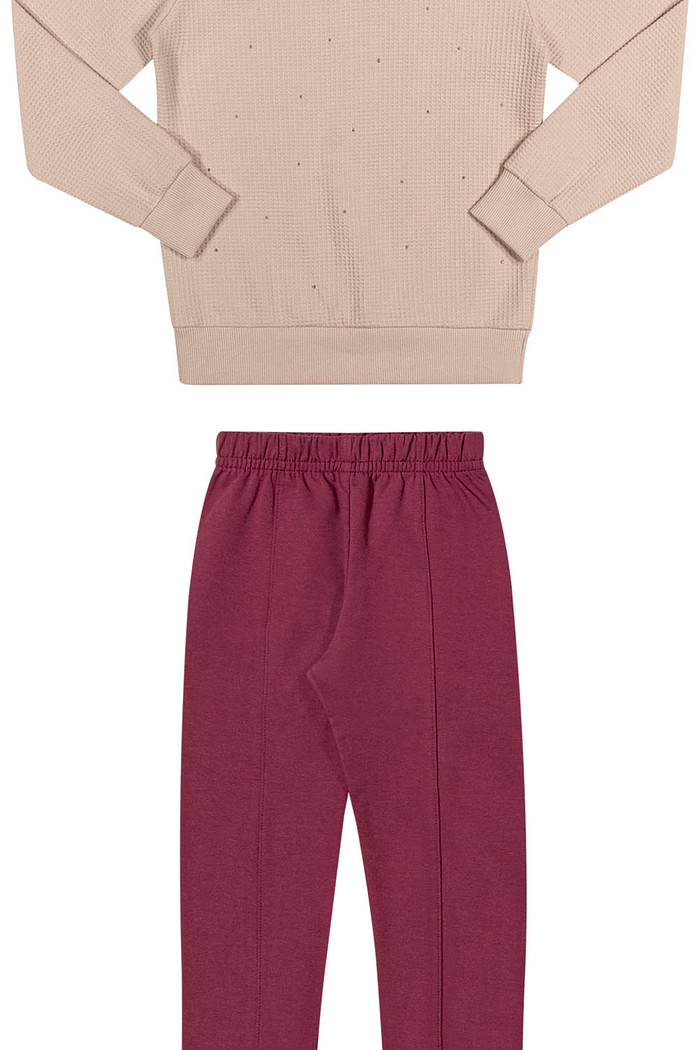 CONJ  FEM ANGERO MOLETOM ITALY LEGGING