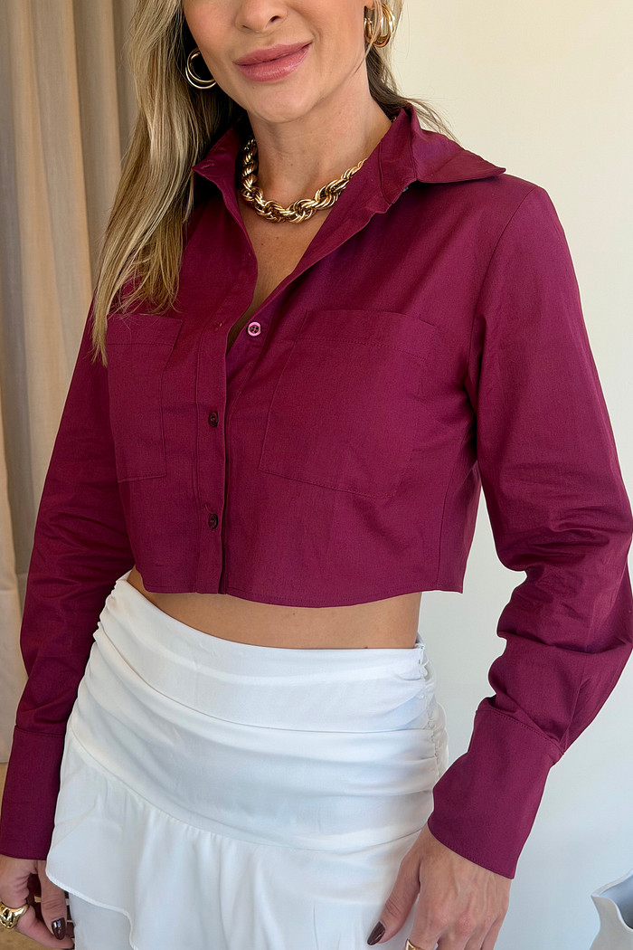 Camisa Cropped Beatriz