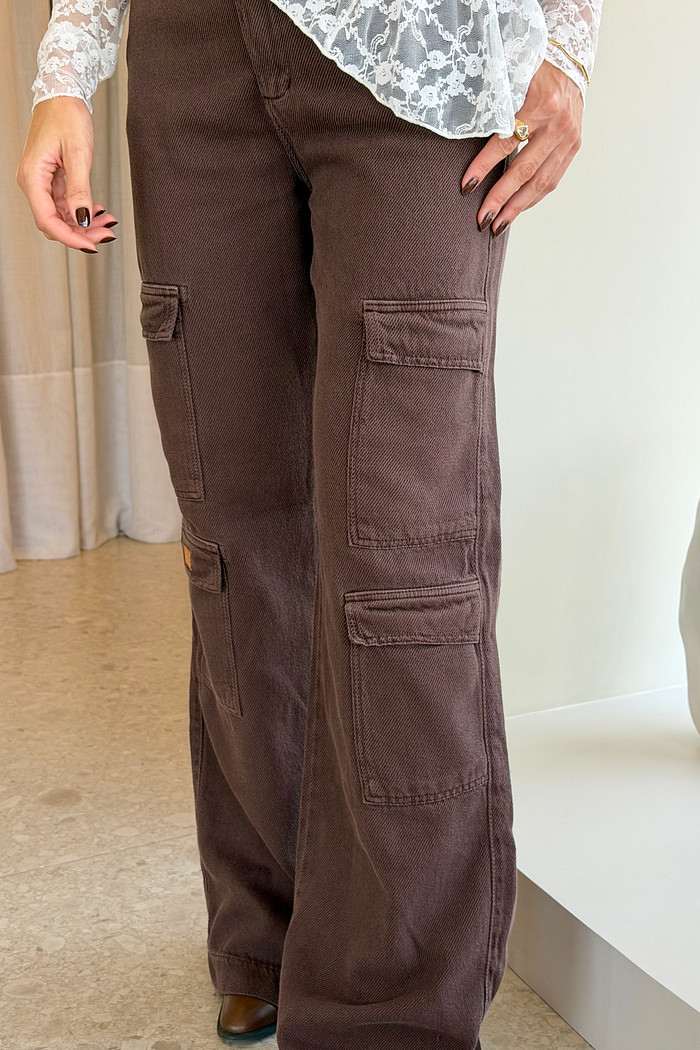 Calça Jeans Wide Leg Raika
