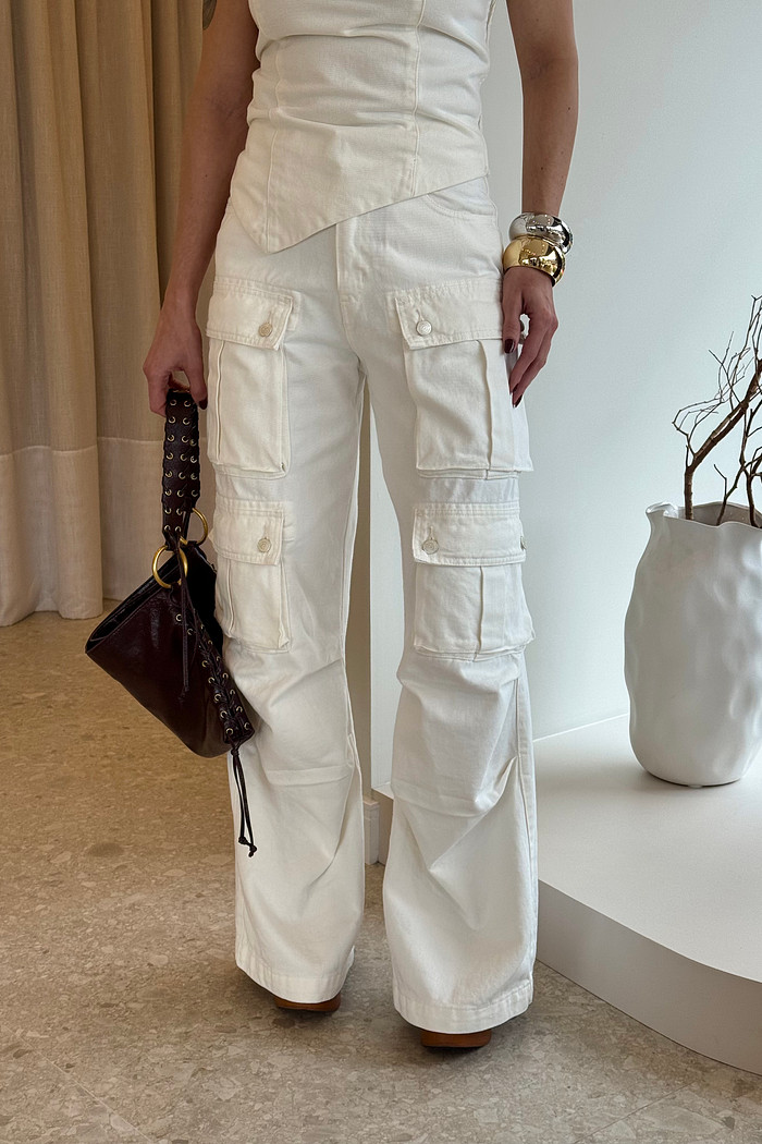 Calça Jeans Cargo Carol