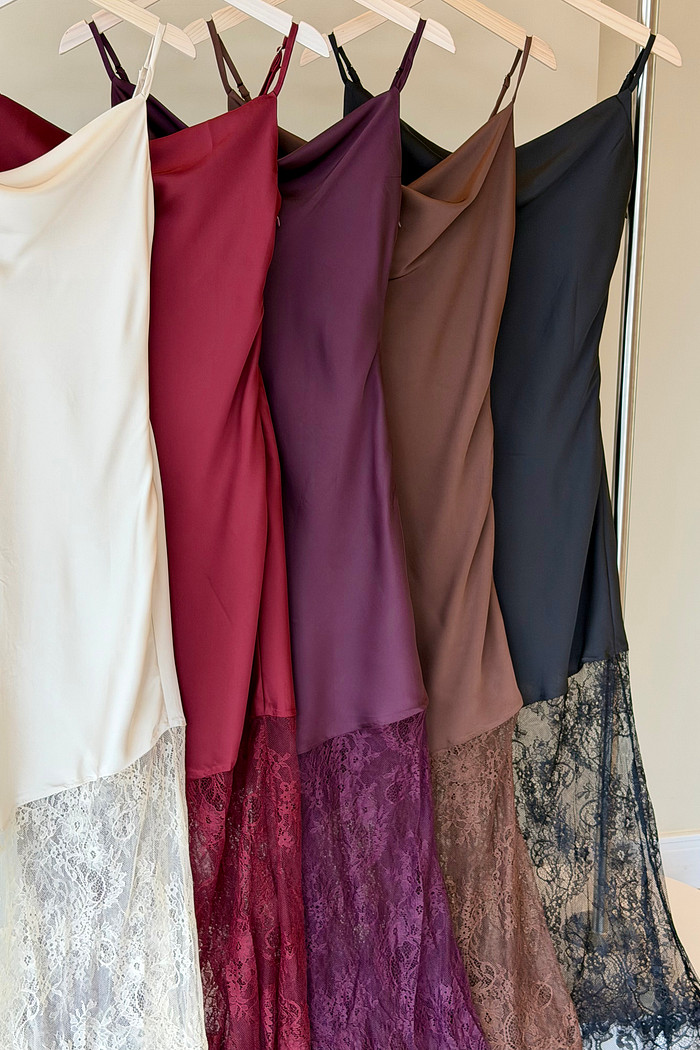 Vestido Acetinado Malu