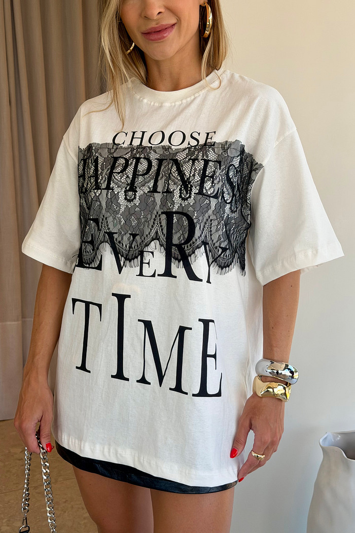 T-Shirt Renda Happiness