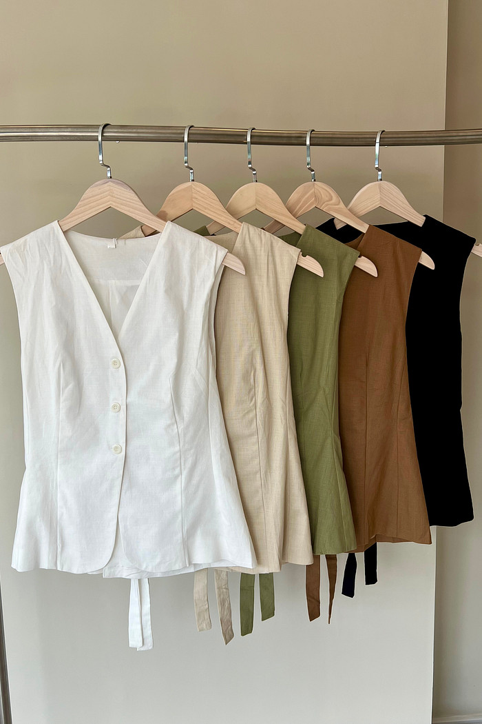 Colete Linho Regiane