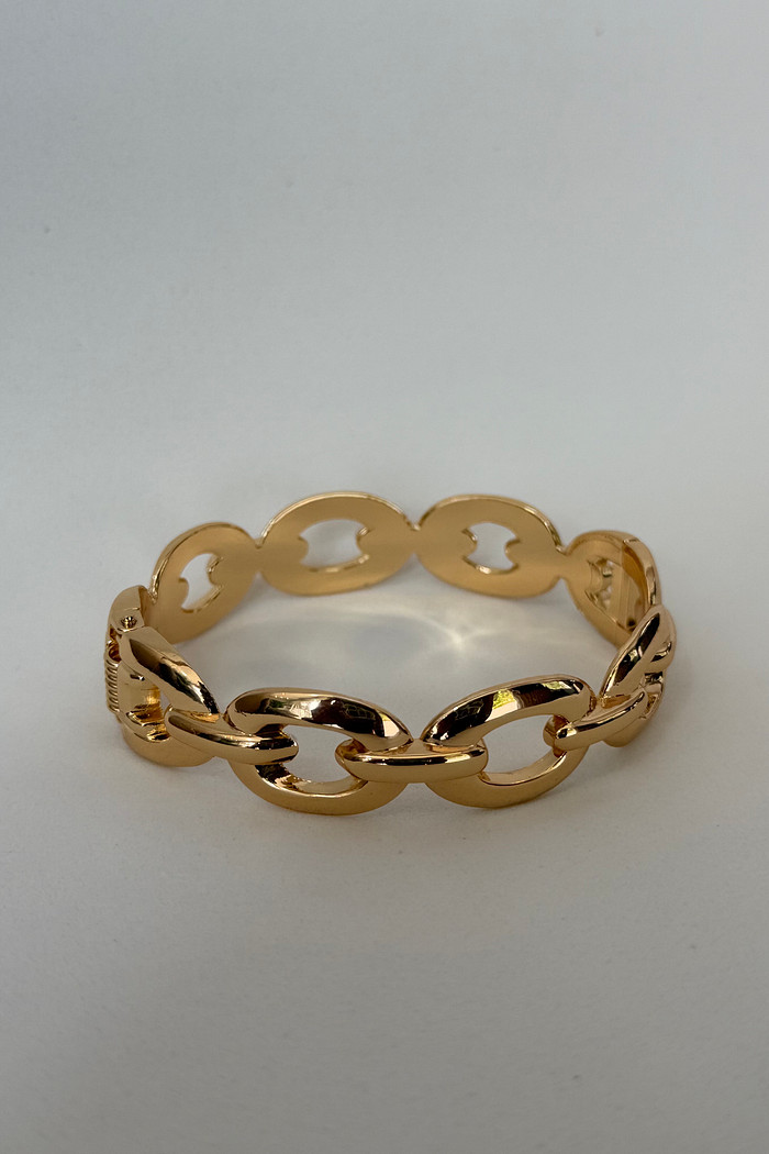 Bracelete dourado elos