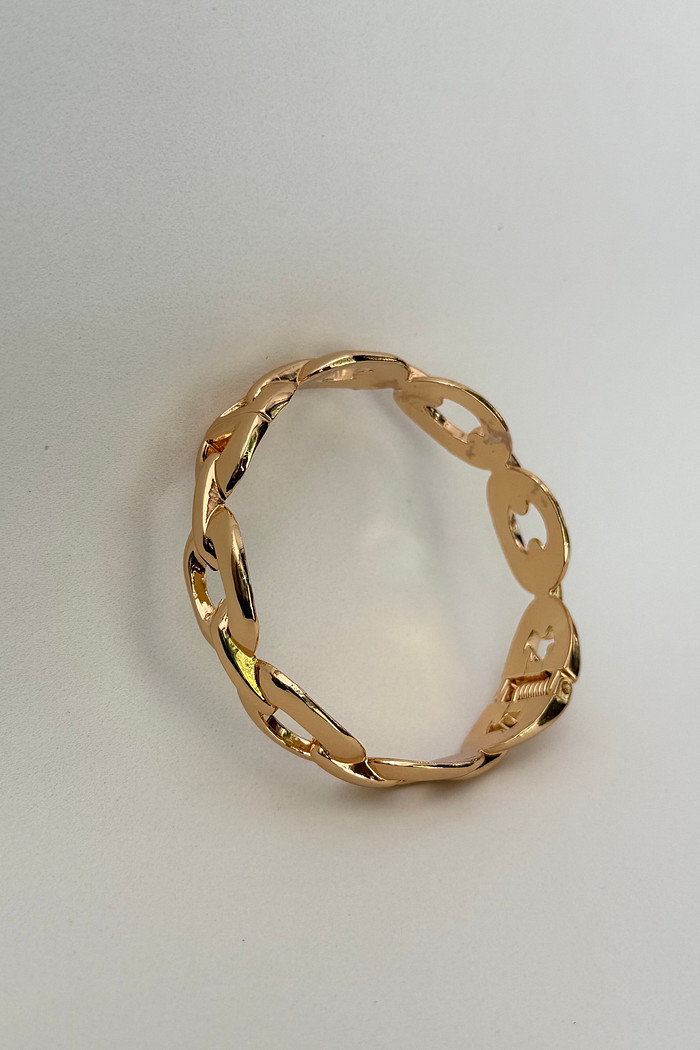 Bracelete dourado elos