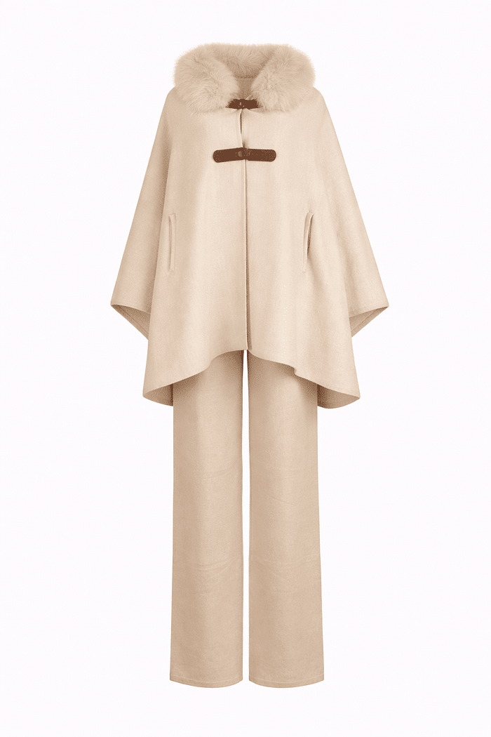 Calça Juju costa bege