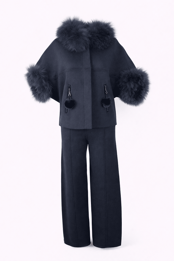 Conjunto Juju Costa manga de pelo