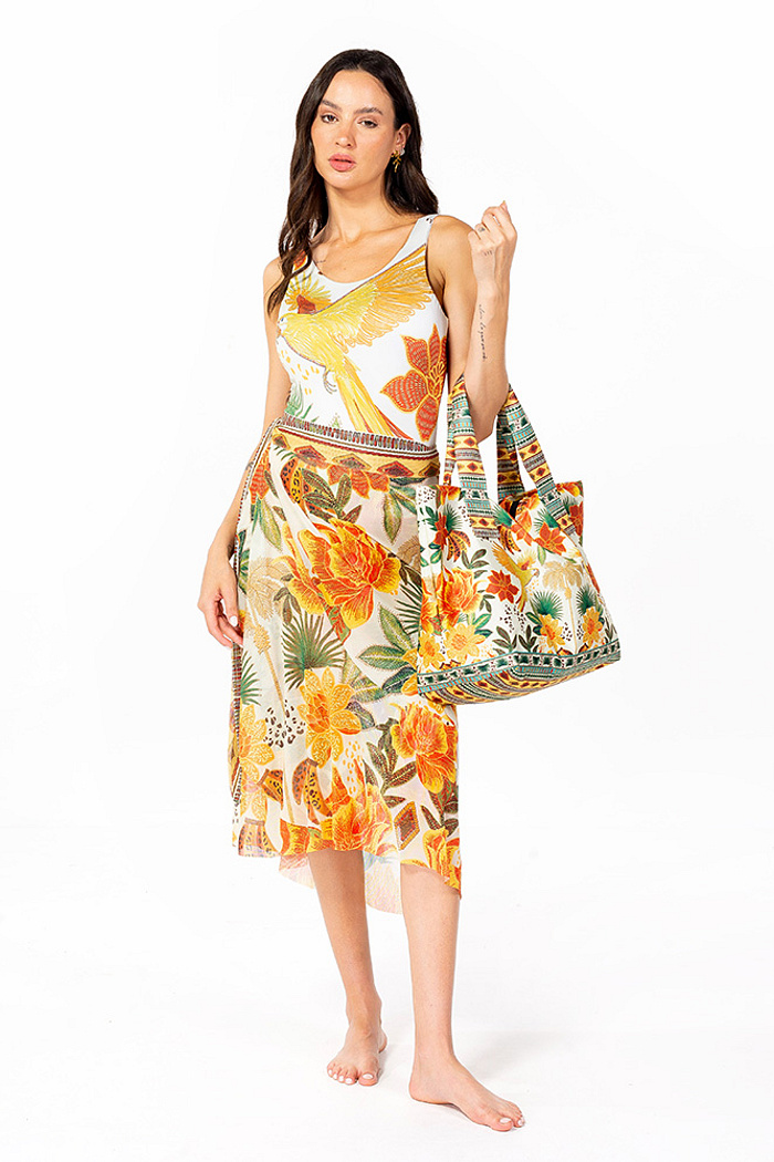 Bolsa Praia Banana Amarela