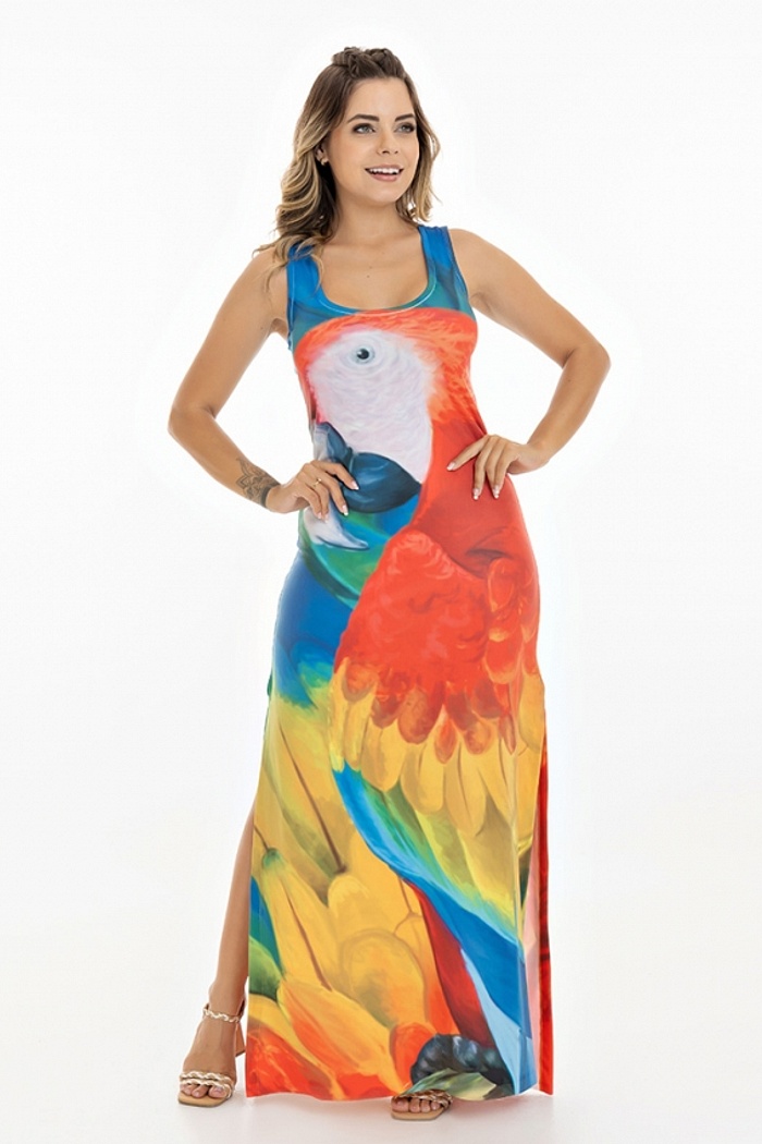 Vestido Hortência Big Arara