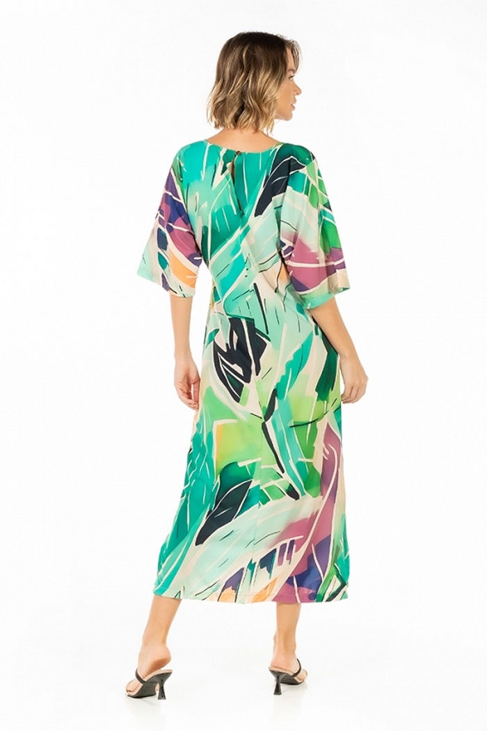 Kaftan Atena Folhagens Color Off