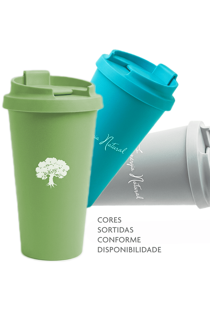 Copo Café Energia Natural Cores sortidas Brinde