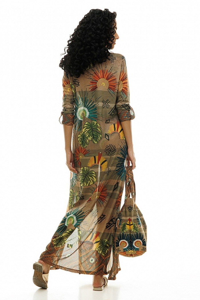 Saída de Praia Longa Cancún Cocar e Folhas