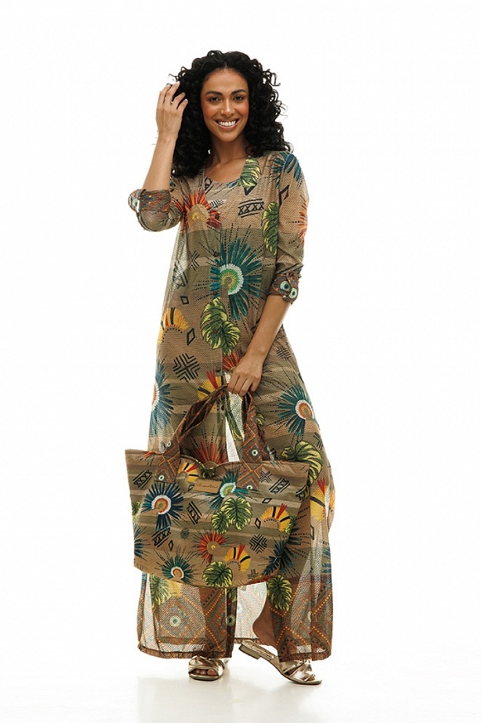 Saída de Praia Longa Cancún Cocar e Folhas