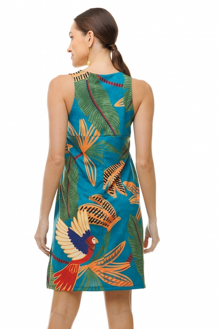 Vestido Flora Arara e Banana