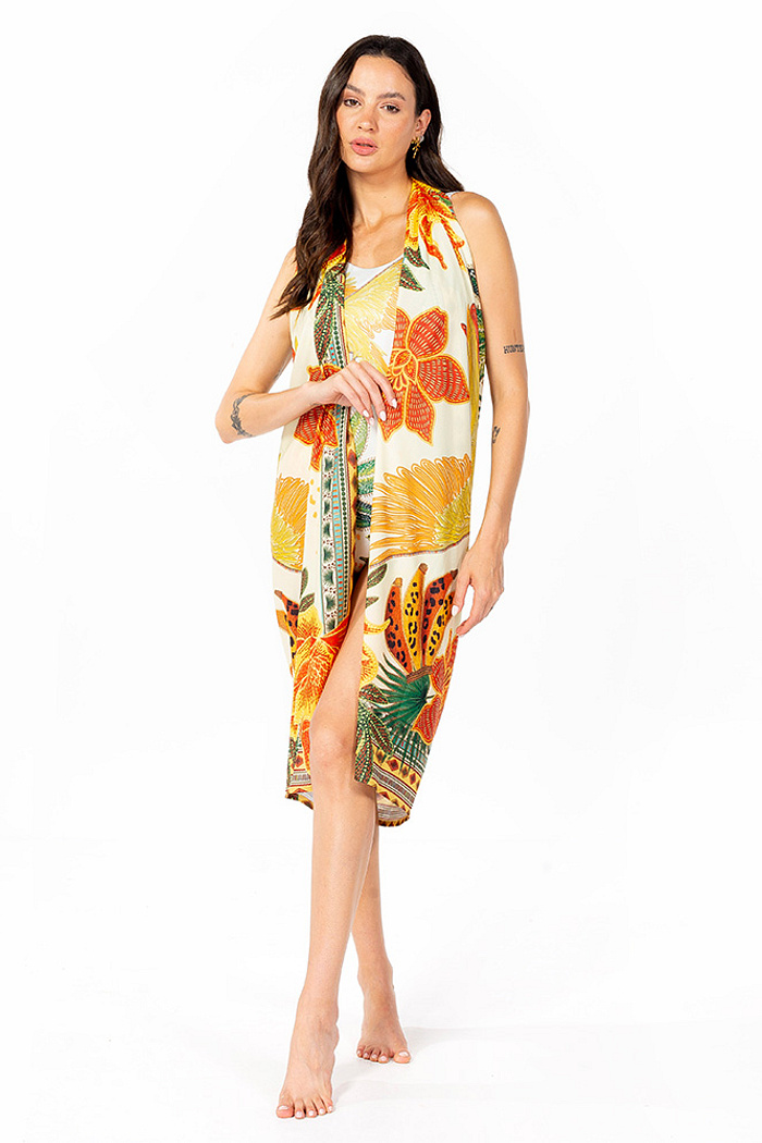 Canga Retangular Banana Amarela