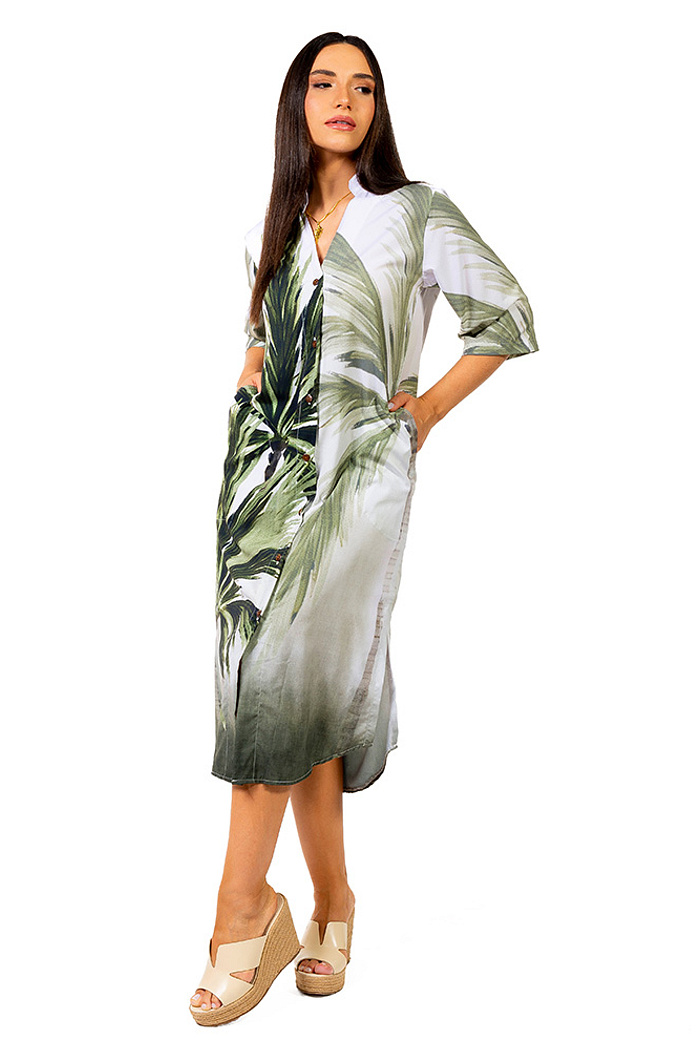 Chemise Atena Gola Padre Palmeiras