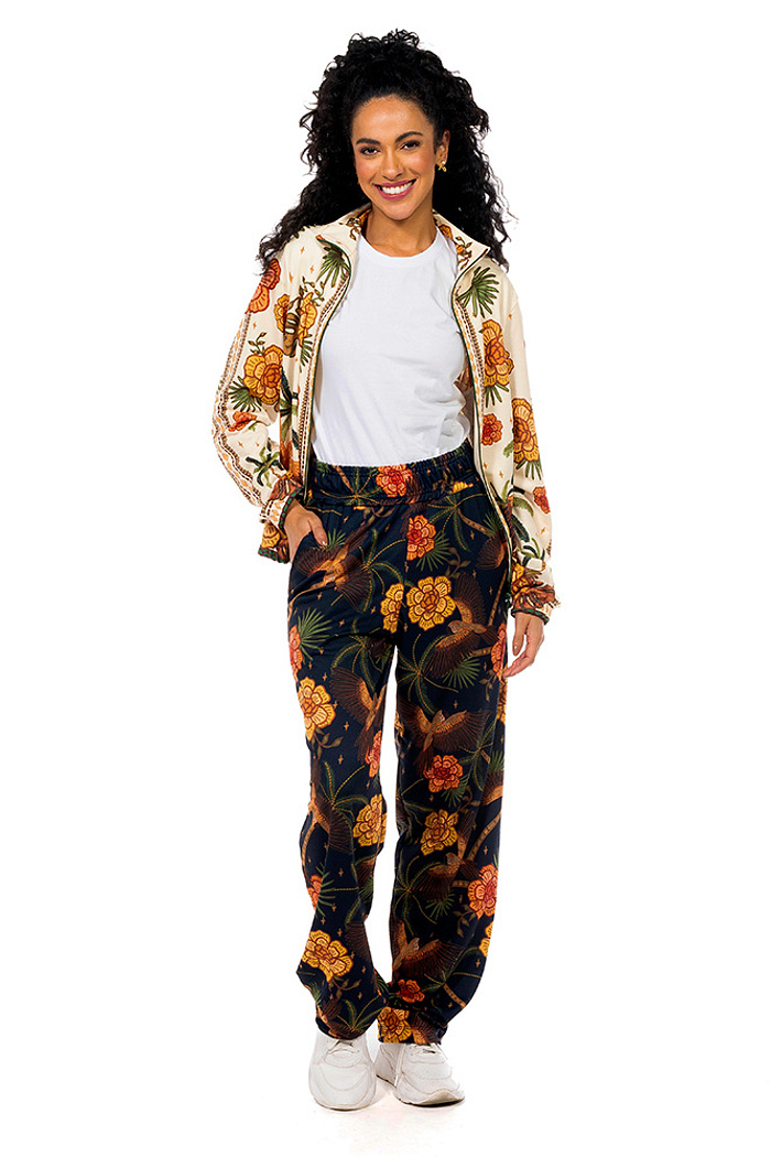 Jaqueta Moletinho Com Gola Tucano Barra Noite