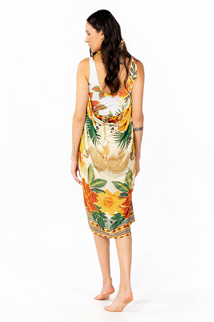 Canga Retangular Banana Amarela