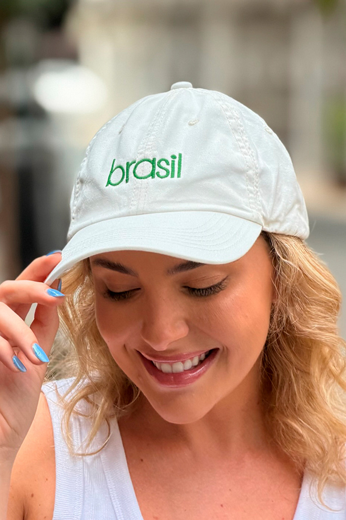 Boné Dad Hat Brasil Off White Energia Natural