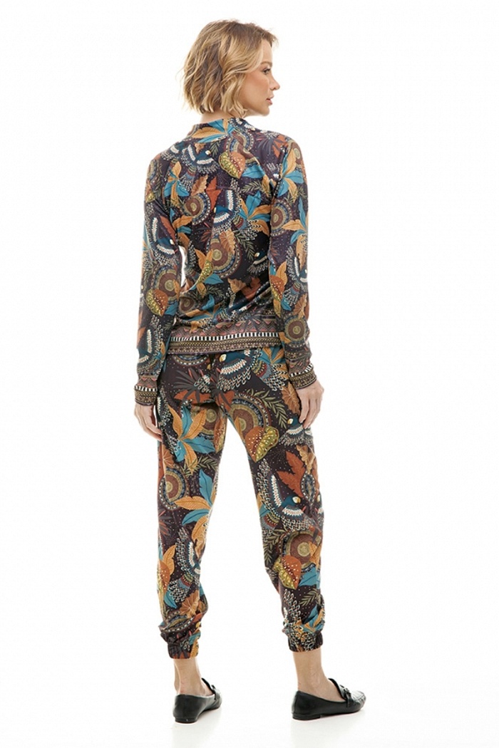 Calça Jogger com Bolso Araras Fundo Indiano