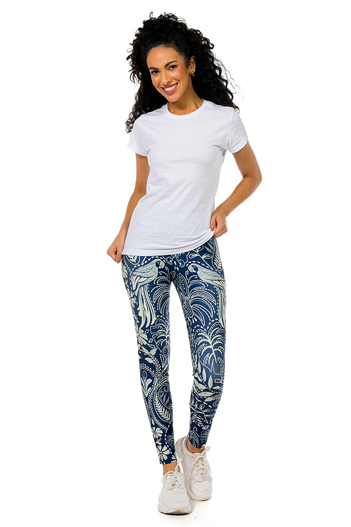 Calça Legging Araras Bordado Off