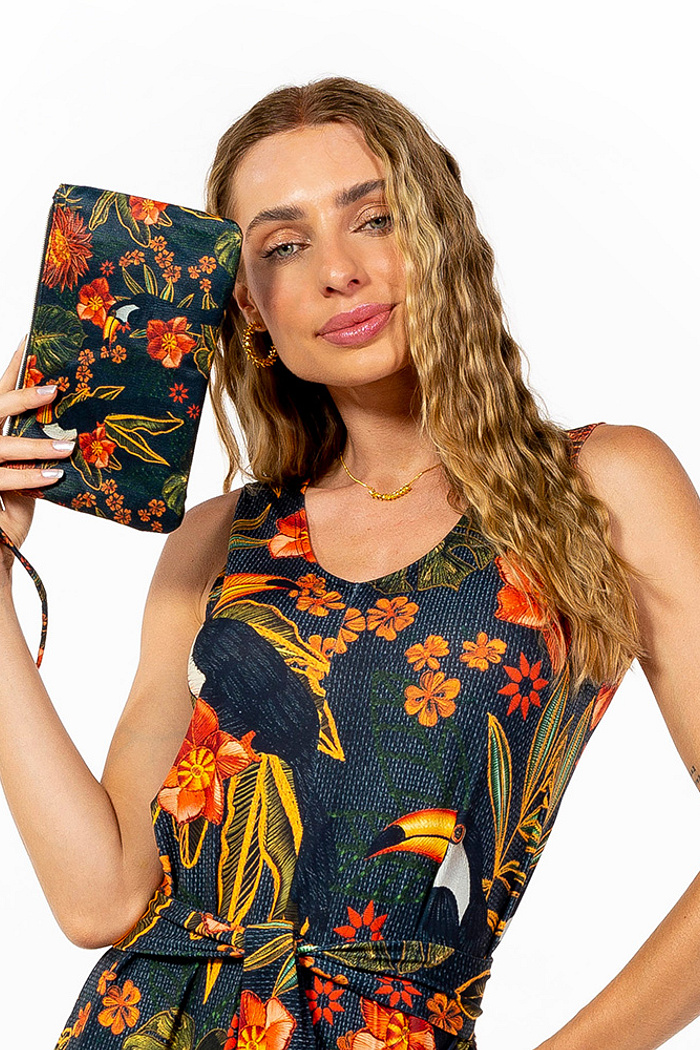 Carteira Eco Tucano e Folhas