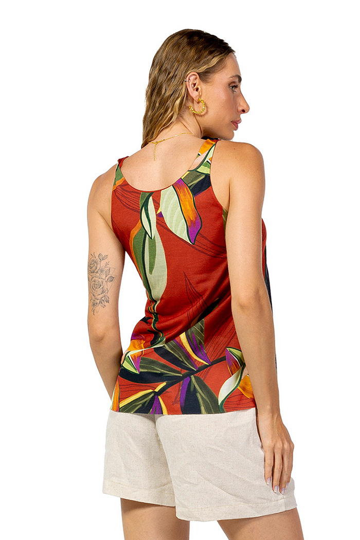 Regata Summer Tucano  Folhas Verde