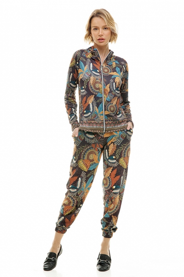 Calça Jogger com Bolso Araras Fundo Indiano