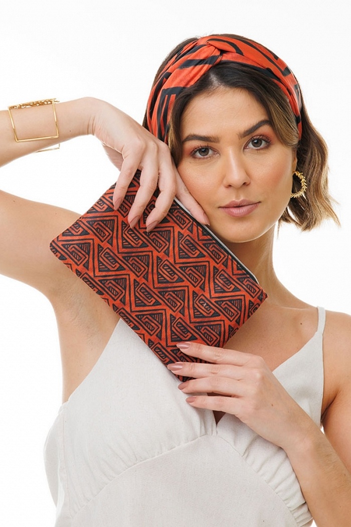 Carteira Eco Indígena Fundo Telha