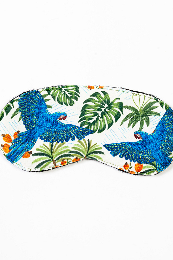 Tapa Olho Arara Bordado Barra