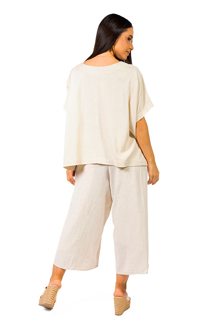 Blusa Conceito Linho Natural