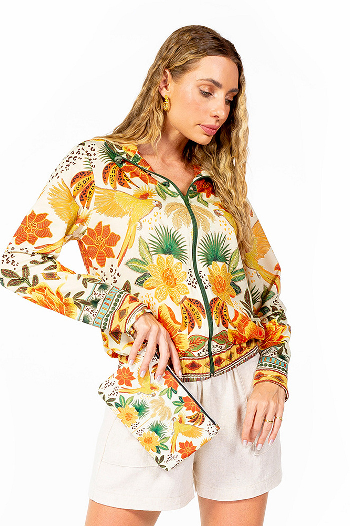 Jaqueta Bomber Catarina Banana Amarela