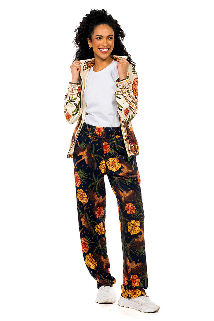 Jaqueta Moletinho Com Gola Tucano Barra Noite