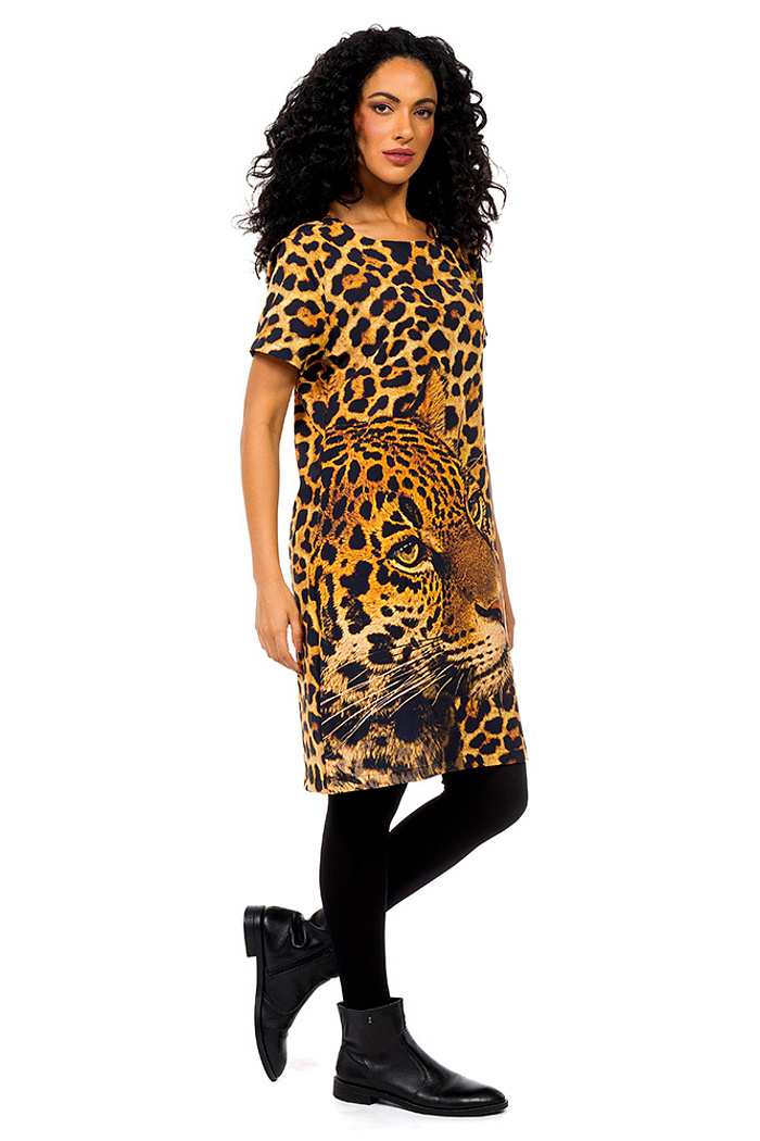 Vestido Atena Maxi Animal Print