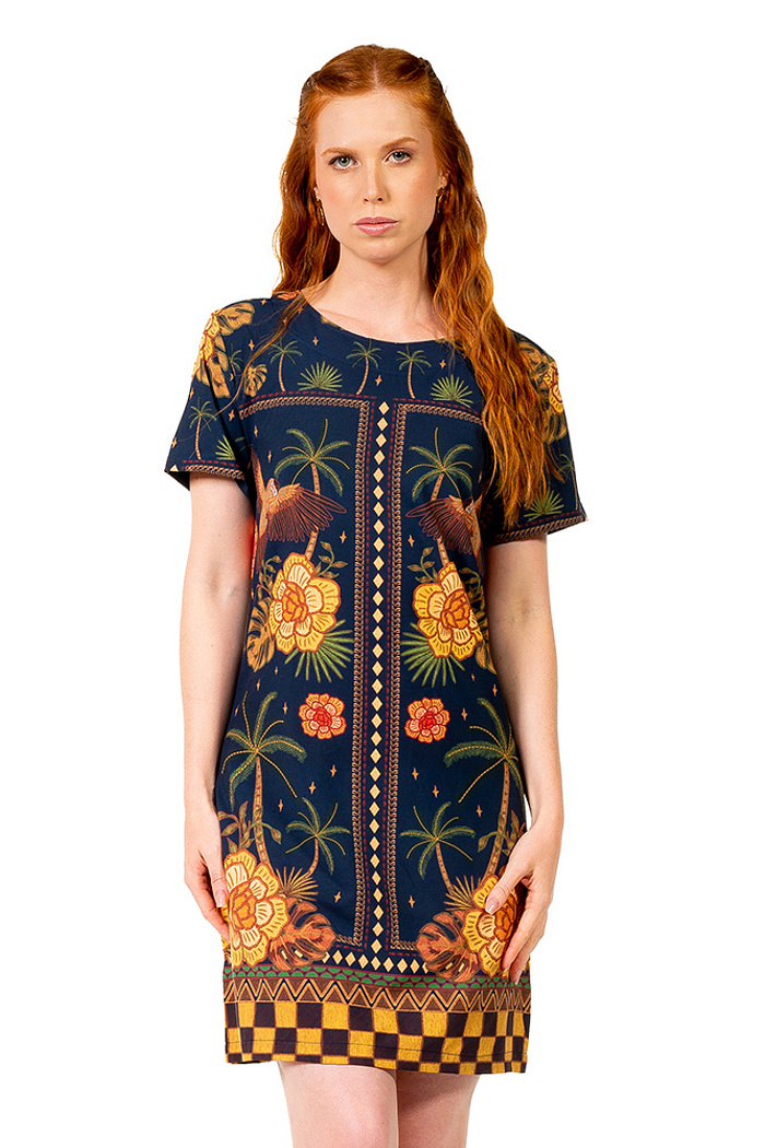 Vestido Atena Curto Tucano Barra Noite