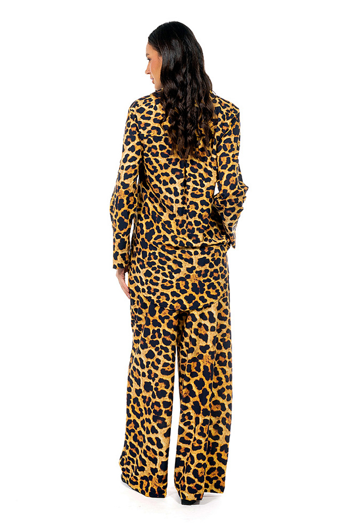 Calça Ampla Atena Maxi Animal Print