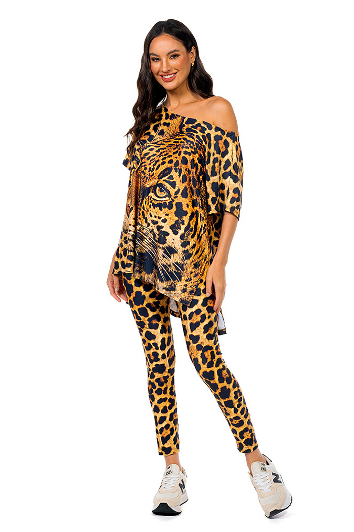 Blusa Conceito Maxi Animal Print