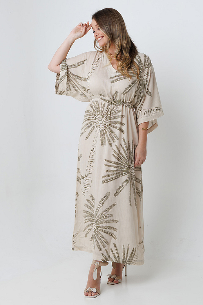 Vestido Viscose Regulável Essência Lurex