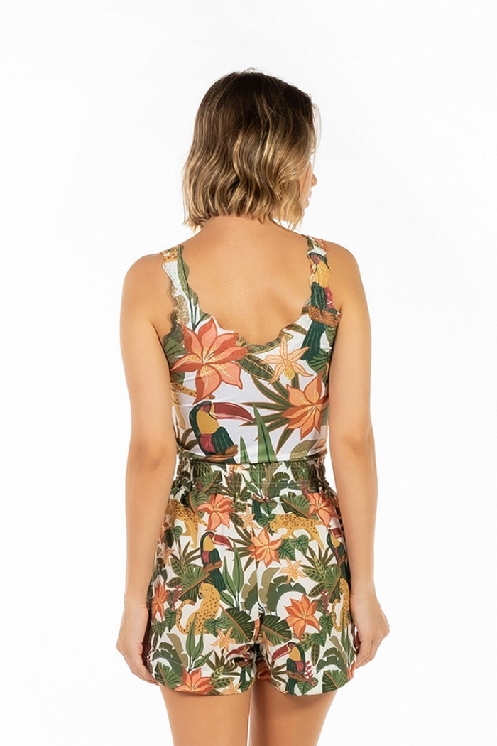 Regata Renda Onça Tucano Tropical Off