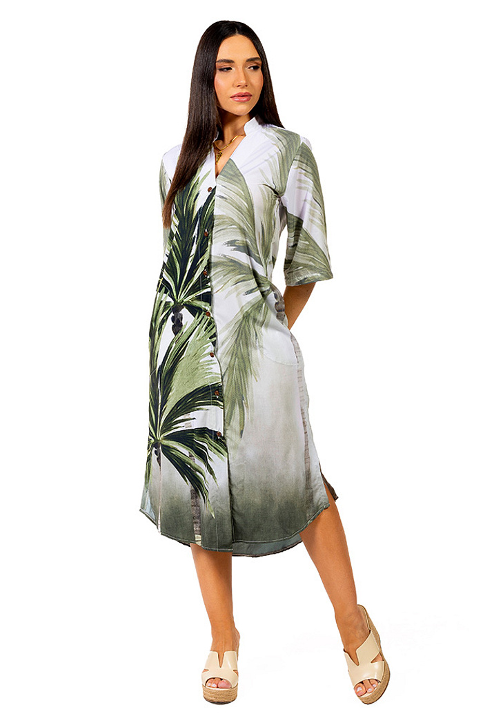 Chemise Atena Gola Padre Palmeiras