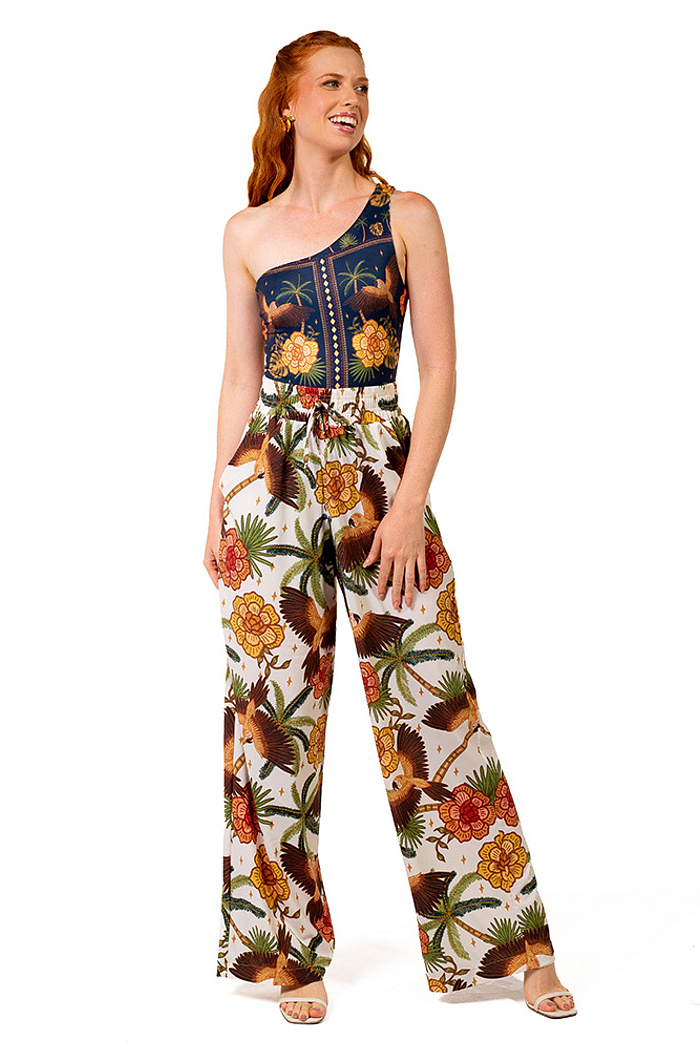 Calça Ampla Atena Tucano Barra Noite