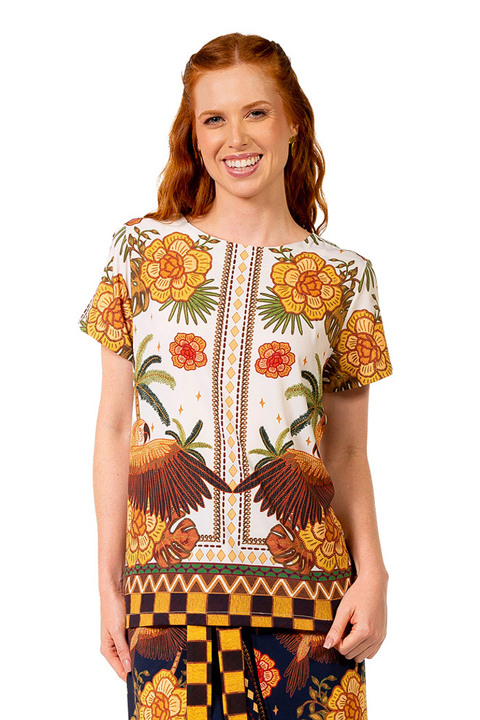 Blusa Atena Tucano Barra Noite Azul