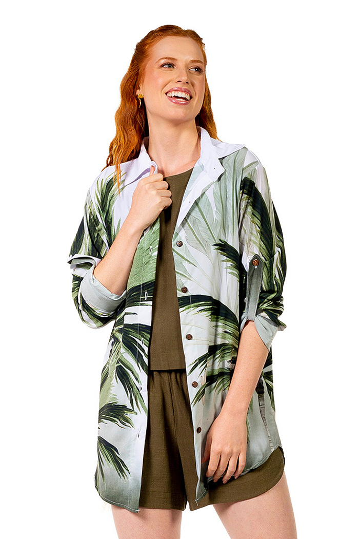 Camisa Alongada Atena Verão Palmeiras